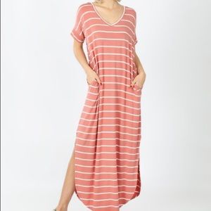 Zenana Round Hem Maxi